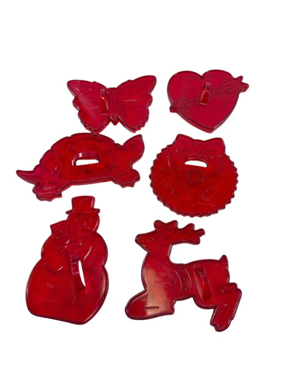 Cookie Cutters Lot of 32 Cartoon Christmas Tom Jerry Droopy Dog Animals Vintage